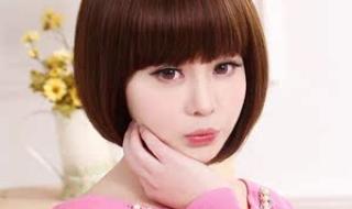 齐刘海短发发型 齐刘海短发发型