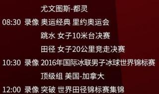 cctv5节目预告表 cctv5节目预告表